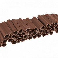 Клипсы для ограждающих лент SOLID, коричневые, 4,75 см, 40 шт., TOBKS4740BR