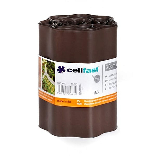 Газонний бордюр Cellfast коричневий 20 см * 9 м Польща
