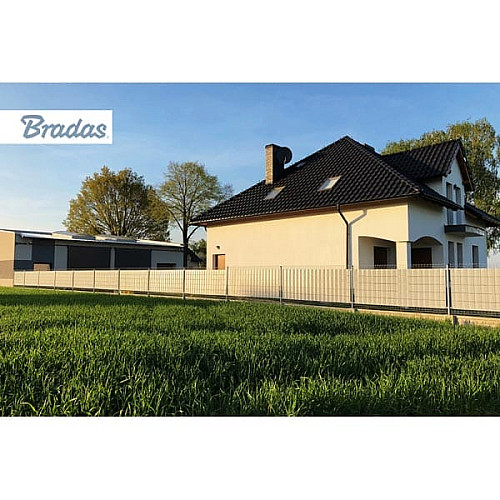 Стрічка для паркану 19см x 35м, 450г/м², сіра, TOB4501935GYL