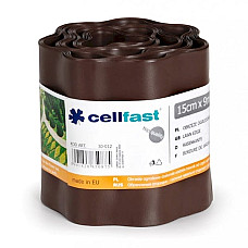 Газонний бордюр Cellfast коричневий 15 см * 9 м Польща