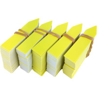 Етикетки-кілочки, що вставляються в землю 1,6 х 10 см TYVEK / Тивек 500 шт жовті