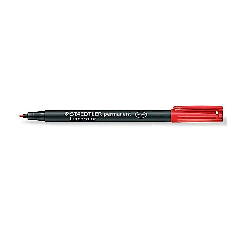 Маркер перманентный водостойкий Staedtler Pancolor Lumocolor 303F красный 0,6 мм