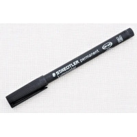 Маркер перманентний водостійкий Staedtler Pancolor Lumocolor 303M, чорний 1,0 мм