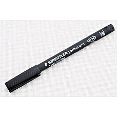 Маркер перманентний водостійкий Staedtler Pancolor Lumocolor 303M, чорний 1,0 мм