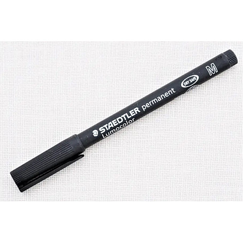 Маркер перманентный водостойкий Staedtler Pancolor Lumocolor 303M черный 1,0 мм