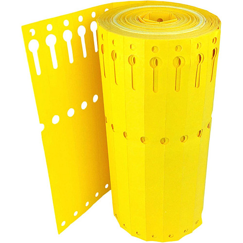Этикетки - петля для маркировки растений TYVEK/Тивек желтые 1,27*16 см,100шт