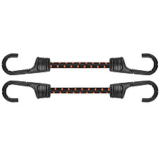 Шнур еластичний гумовий 100см х 2шт. з металевими гачками PVC BUNGEE CORD HOOK, BCH2-08100BC-B