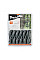 Кліпси для петель BUNGEE CORD CLIPS сірі, 12шт. у блістері, BCK1-B