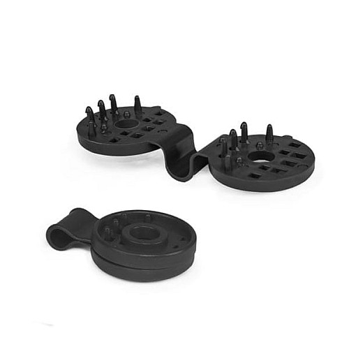Зажим BUNGEE CORD CLIPS, чорний, BCK4-BK-L