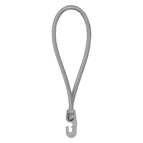 Петля еластична 40см з гачком PVC BUNGEE CORD HOOK, BCH3-0440GY-E