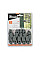 Затискачі для кріплення BUNGEE CORD CLIPS сірі, 10шт. у блістері, BCK2-B