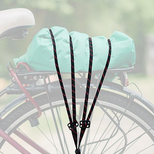 Еластична резина для велосипедного багажника BUNGEE SPIDER HOOK чорна, 60 см, BCH2-12X4060-BCRD-B