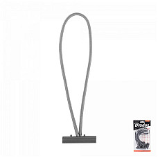 Гумка еластична із засувкою BUNGEE CORD T BAR, довжина 15 см, блістер, BCT1-0415GY-B