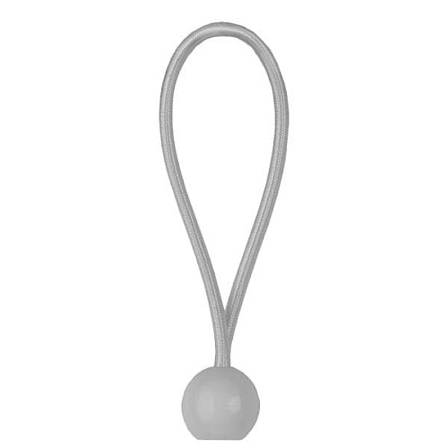 Петля эластичная резиновая с шариком 20см BUNGEE CORD BALL, BCB-0520GY-L