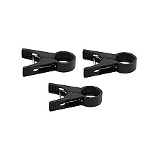 Затискачі для фіксації рослин 20 мм, 10 шт., BLACK, TYK20BK/10