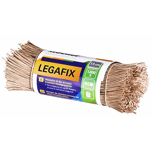 Шпагат - проволока для подвязки Legafix Stocker (20315) саморазлагающаяся 15 см / 1000 шт