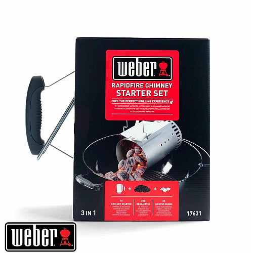 Набор для розжига гриля Weber (Стартер, Брикеты 2 кг, кубики для разжига 3 шт)