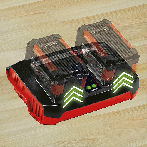 Зарядний пристрій Einhell Power X-Twincharger 2x18В 4А 0.87кг