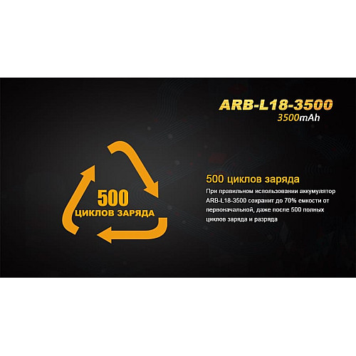 Акумулятор 18650 Fenix (3500 mAh)