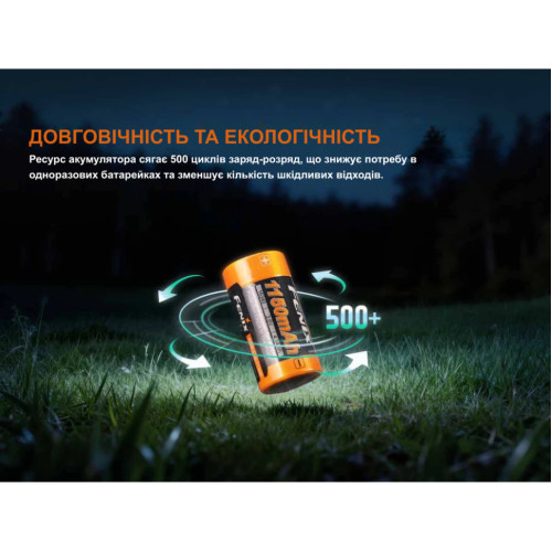 Акумулятор 16340 Fenix (1150 mAh)