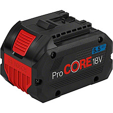 Акумулятор Bosch ProCORE, 18В, 5.5А·год, 1кг