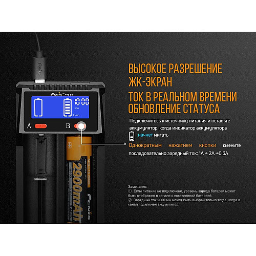 Зарядний пристрій Fenix ARE-D2