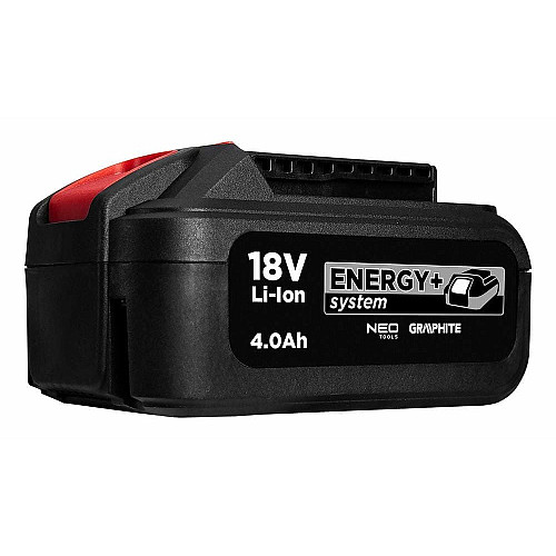 Акумулятор GRAPHITE Energy+, 18В, 4А•год, 0.64кг