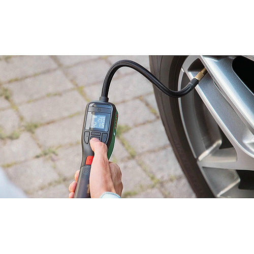 Автомобильный компрессор аккумуляторный Bosch EasyPump, 3.6 В, 3 Ач, 10.3 бар, 10 л/мин, 0.4кг