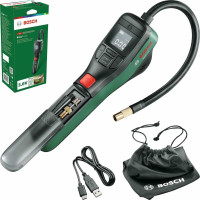 Автомобильный компрессор аккумуляторный Bosch EasyPump, 3.6 В, 3 Ач, 10.3 бар, 10 л/мин, 0.4кг