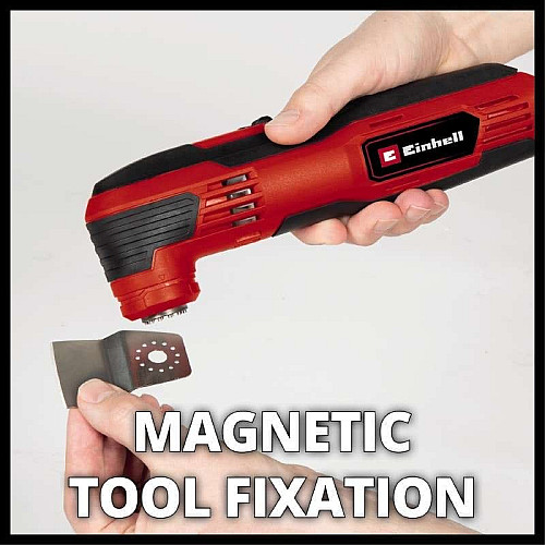 Многофункциональный инструмент Einhell TC-MG 250 CE 250Вт 11000-20000об/мин набор насадок 1.02кг
