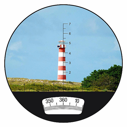 Бинокль с дальномерной сеткой Bresser Topas 7x50 WP Compass (1866932)