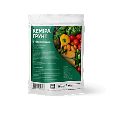 Мінеральне водорозчинне добриво Кеміра грунт NPK 11-11-21, 1 кг