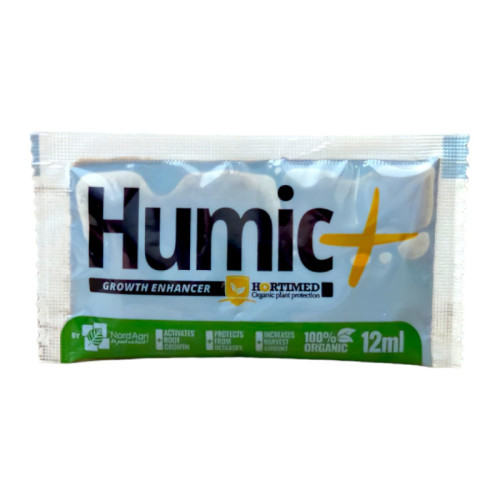 Стимулятор вкорінення Humic+ (сапропель + гумінові та фульвові кислоти) укорінювач Hortimed, 12 мл