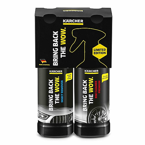 Автомобильный комплект Karcher для чистки колесных дисков Premium RM 667 и средство для удаления следов насекомых RM 618