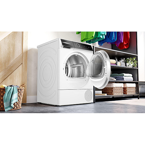 Сушильна машина Bosch тепловий насос, 9кг, A+++, 61см, дисплей, білий