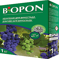 Добриво гранульоване для винограду, Biopon / Біопон Польща, коробка 1 кг