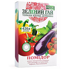 Водорозчинне добриво Зелений Гай Аква для томатів, перцю, баклажанів 0,3 кг