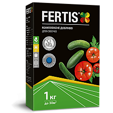 Комплексне добриво для овочів Fertis без хлору та нітратів 1 кг