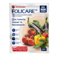 Мінеральне добриво для томатів, перцю та баклажанів 20 г YaraFolicare / ЯраФолікер