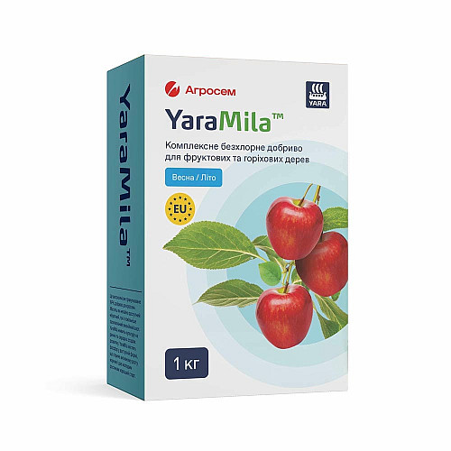Удобрение бесхлорное для фруктовых и ореховых деревьев YaraMila