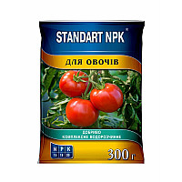 Комплексне водорозчинне добриво 15-18-20 Standart NPK для овочів 300 г