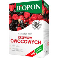 Удобрение гранулированное для плодовых кустарников и деревьев, Biopon Польша, коробка 1 кг.
