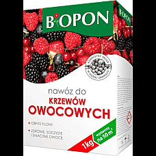 Добриво гранульоване для плодових кущів та дерев, Biopon Польща, коробка 1 кг
