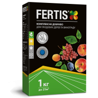Комплексне добриво для плодових дерев та винограду Fertis без хлору та нітратів, 1 кг