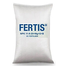Комплексне мінеральне безхлорне добриво Fertis 11-9-20+Mg+S+B 25кг