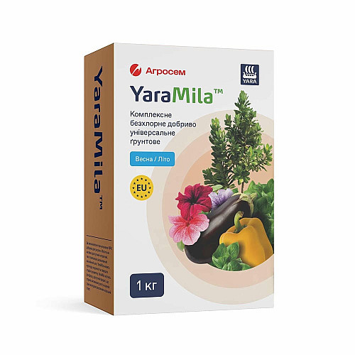 Добриво безхлорне для універсальне грунтове 1 кг YaraMila / Яра Міла