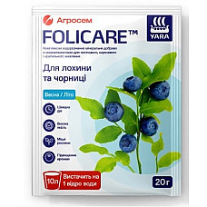 Мінеральне добриво для лохини та чорниці 20 г YaraFolicare / ЯраФолікер