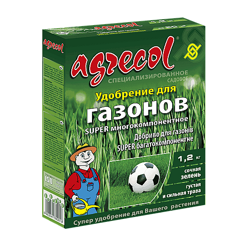 Добриво для газону супер багатокомпонентне Agrecol 1,2 кг