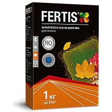 Комплексне осіннє добриво FERTIS для газону 1 кг