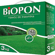 Добриво гранульоване для газонів, Biopon Польща, коробка 3 кг